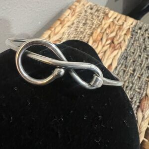 Elegant Silver Infinity Bracelet